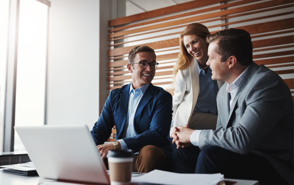 Client introducing prospect to their financial advisor