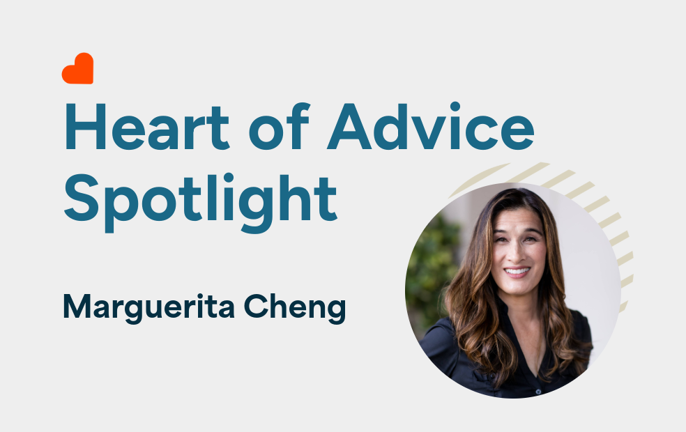 Heart of Advice Spotlight Rita Cheng