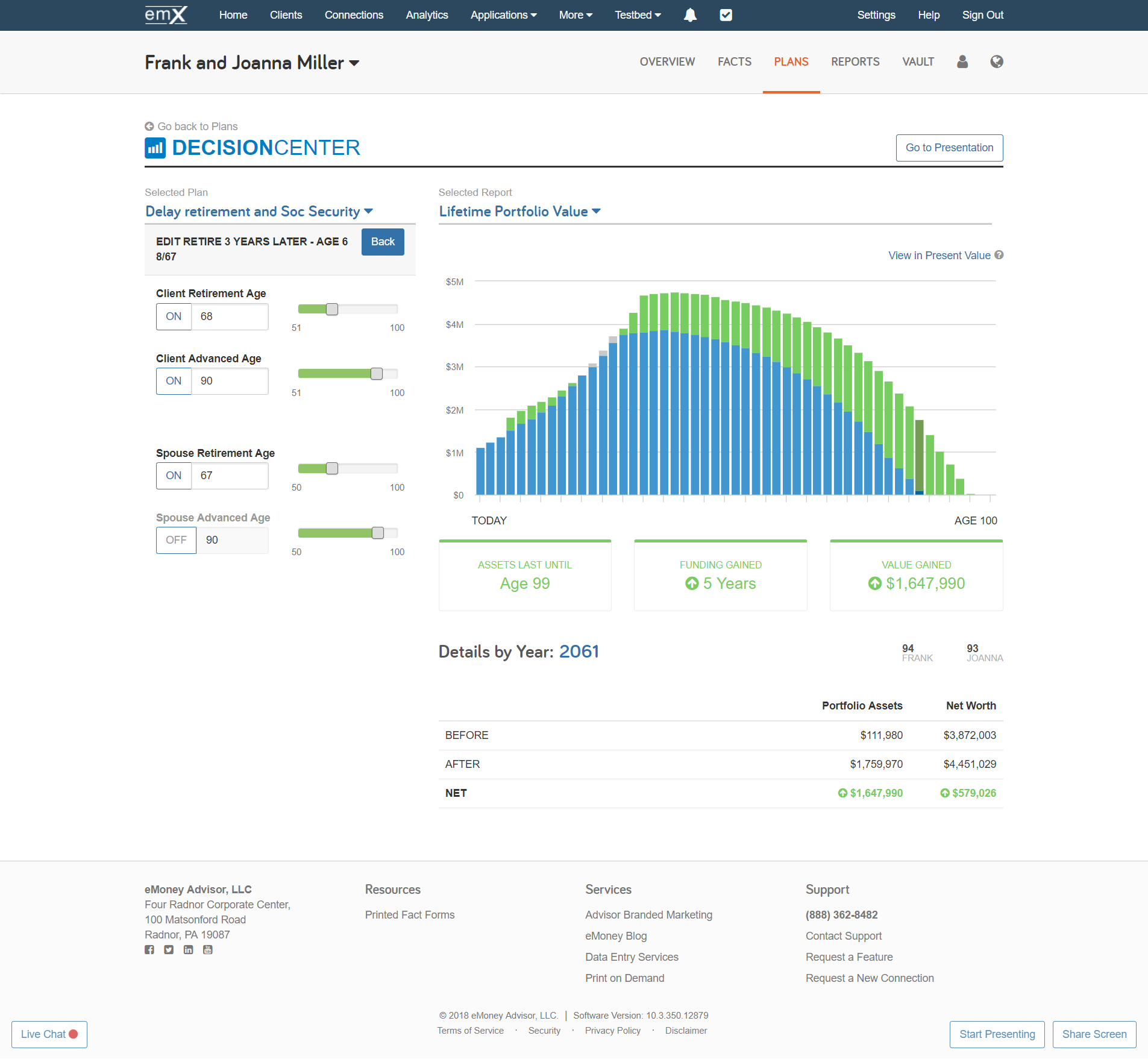 Simulate Multiple Scenarios