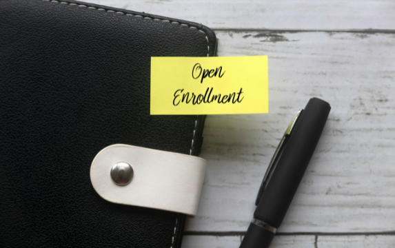 Sticky Note Reminder About Employee Open Enrollment