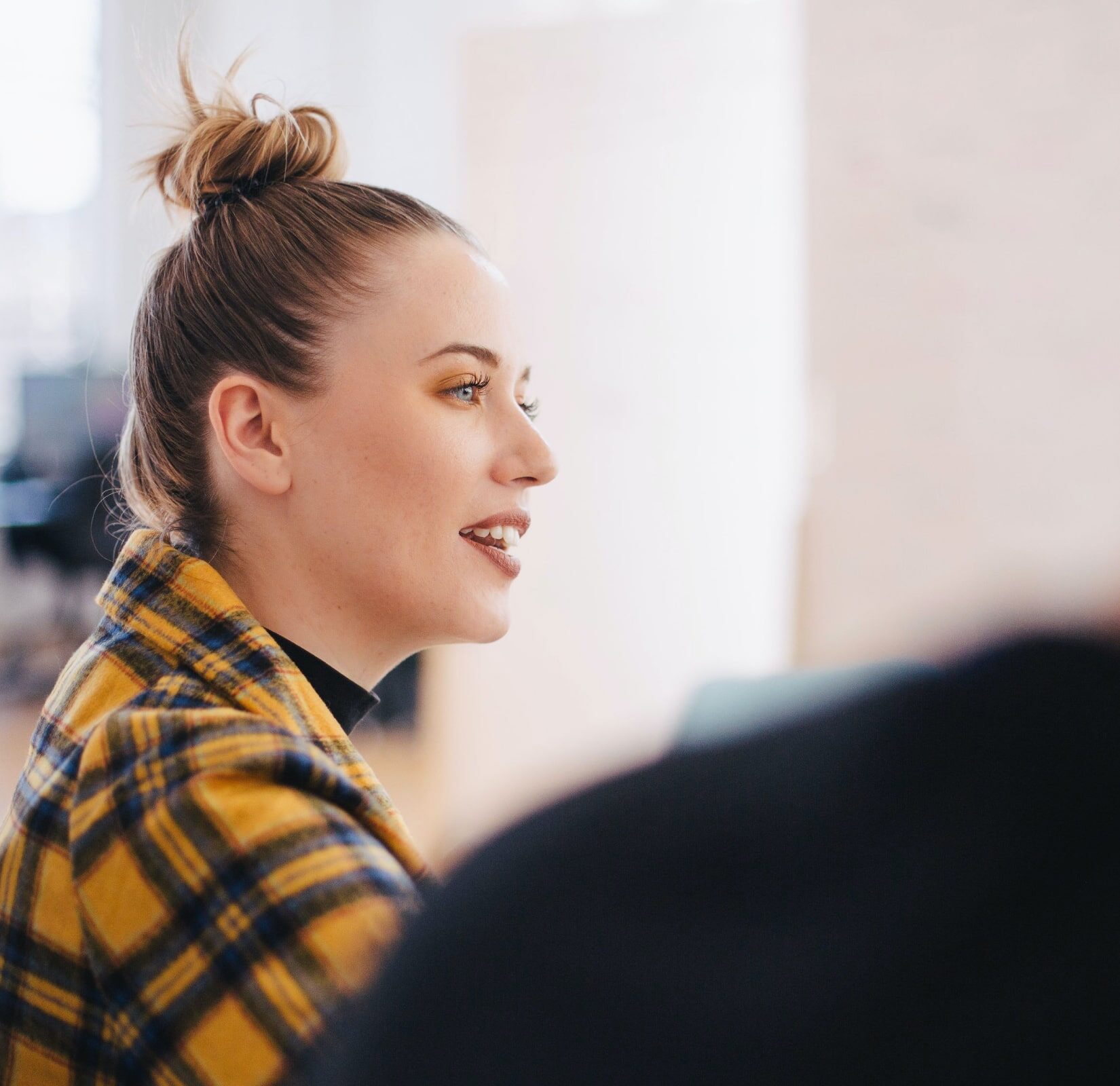 woman discussing financial planning